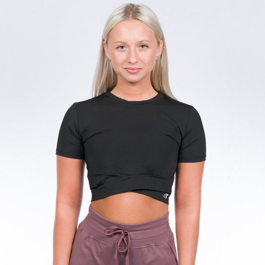 Criss-Cross Crop Tee (Women's)