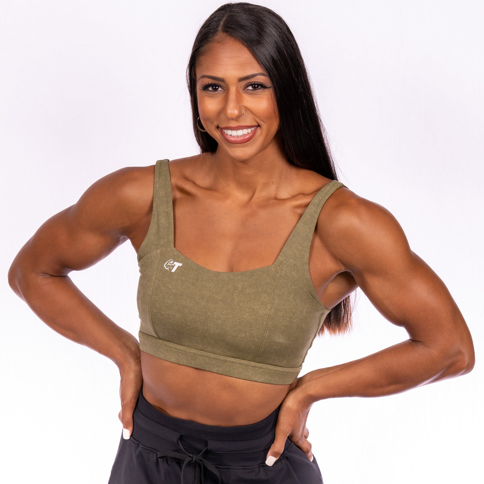 High-Impact Scoop Back Sports Bra (Women's) – Muscle T