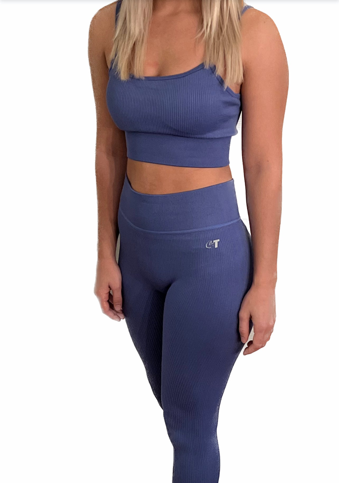 Ribbed Legging and Bra Set (Women's)